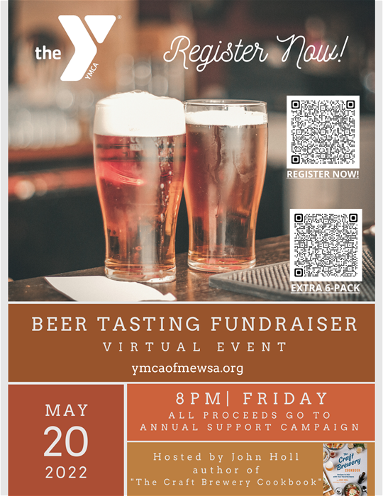 Virtual Beer Tasting Fundraiser with QR code
